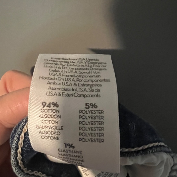 MOTHER Blue Distressed Ankle Jeans - Picture 9 of 9